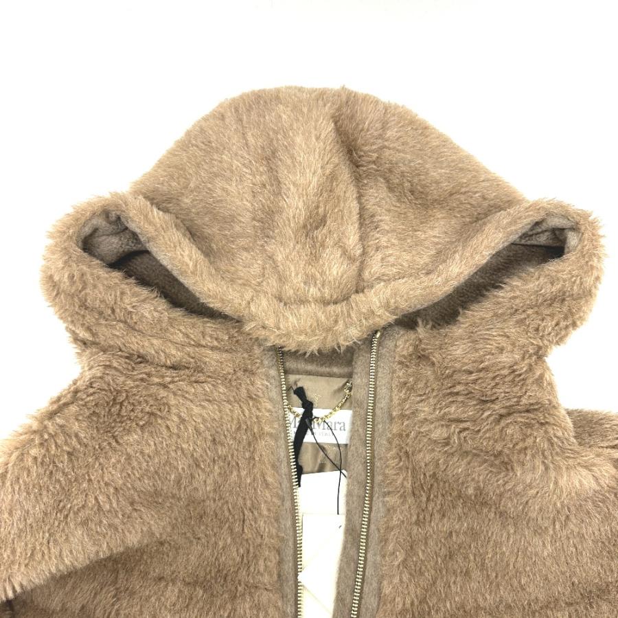 未使用 MAX MARA マックスマーラ 25247361826 ペタロ テディベア ケープ アウター フード付 ポンチョ ブラウン レディース【中古】 | Max Mara | 02