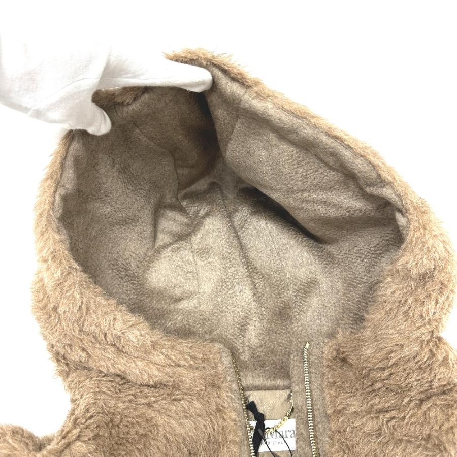 未使用 MAX MARA マックスマーラ 25247361826 ペタロ テディベア ケープ アウター フード付 ポンチョ ブラウン レディース【中古】 | Max Mara | 03