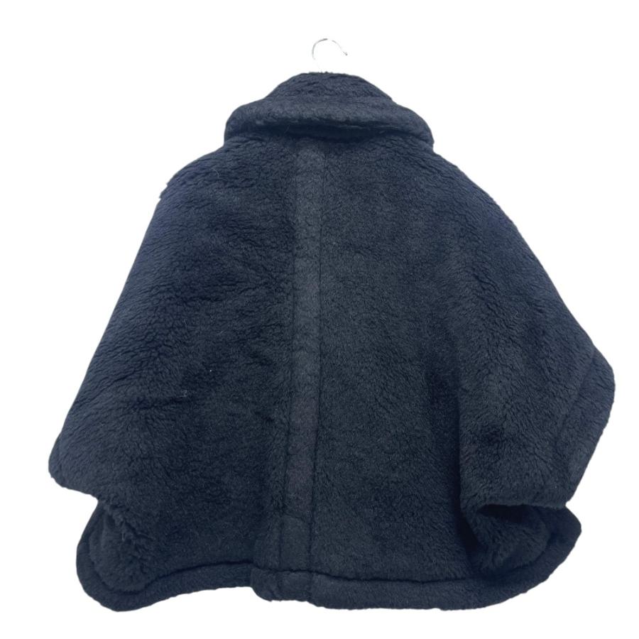 未使用 MAX MARA マックスマーラ 2524736062 テディベア ニュテールゾ テディ ケープ アパレル ポンチョ ブラック レディース【中古】 | Max Mara | 01