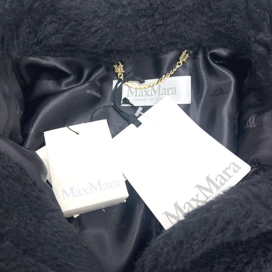 未使用 MAX MARA マックスマーラ 2524736062 テディベア ニュテールゾ テディ ケープ アパレル ポンチョ ブラック レディース【中古】 | Max Mara | 05