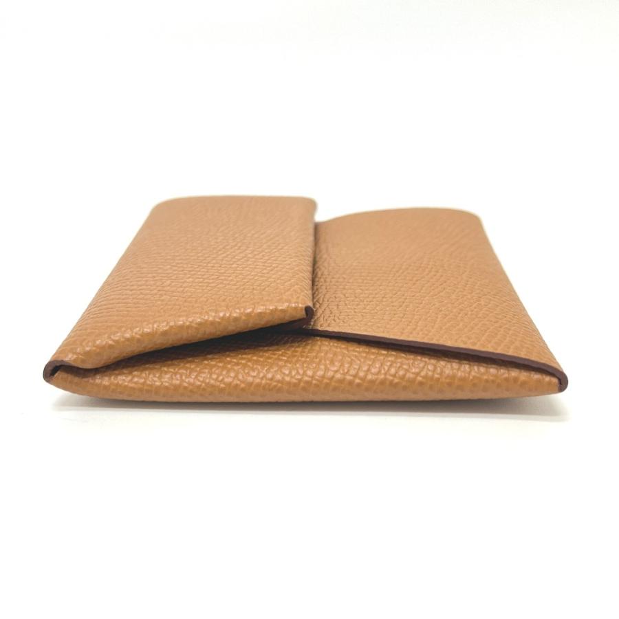 美品 HERMES エルメス バスティア 財布 小銭入れ コインケース ゴールド レディース【中古】 | HERMES | 04