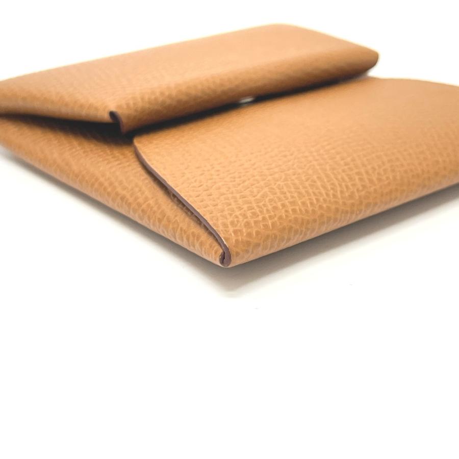 美品 HERMES エルメス バスティア 財布 小銭入れ コインケース ゴールド レディース【中古】 | HERMES | 06