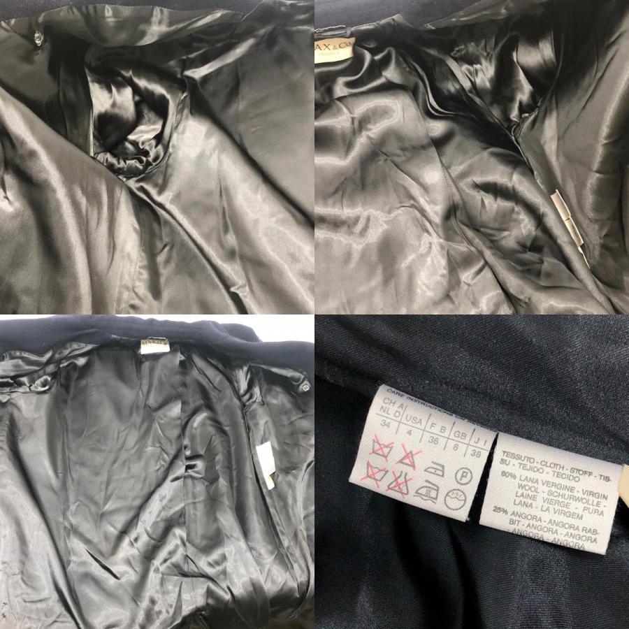 MAX&CO マックスアンドコー アパレル アウター コート ピーコート ロングコート ネイビー ウール レディース【中古】 |  | 08