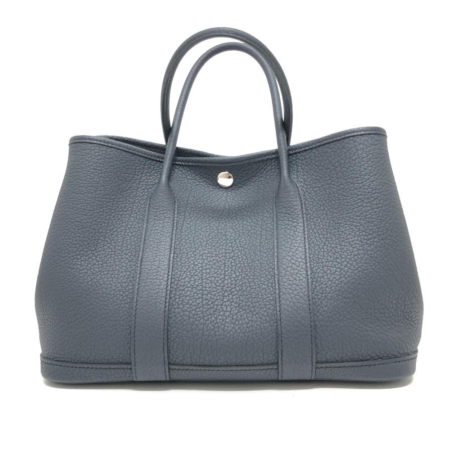 新品同様 HERMES エルメス ガーデンパーティTPM ネゴンダ  ハンドバック トートバッグ ショルダーバッグ ハンドバッグ ブラック【中古】 | HERMES | 01