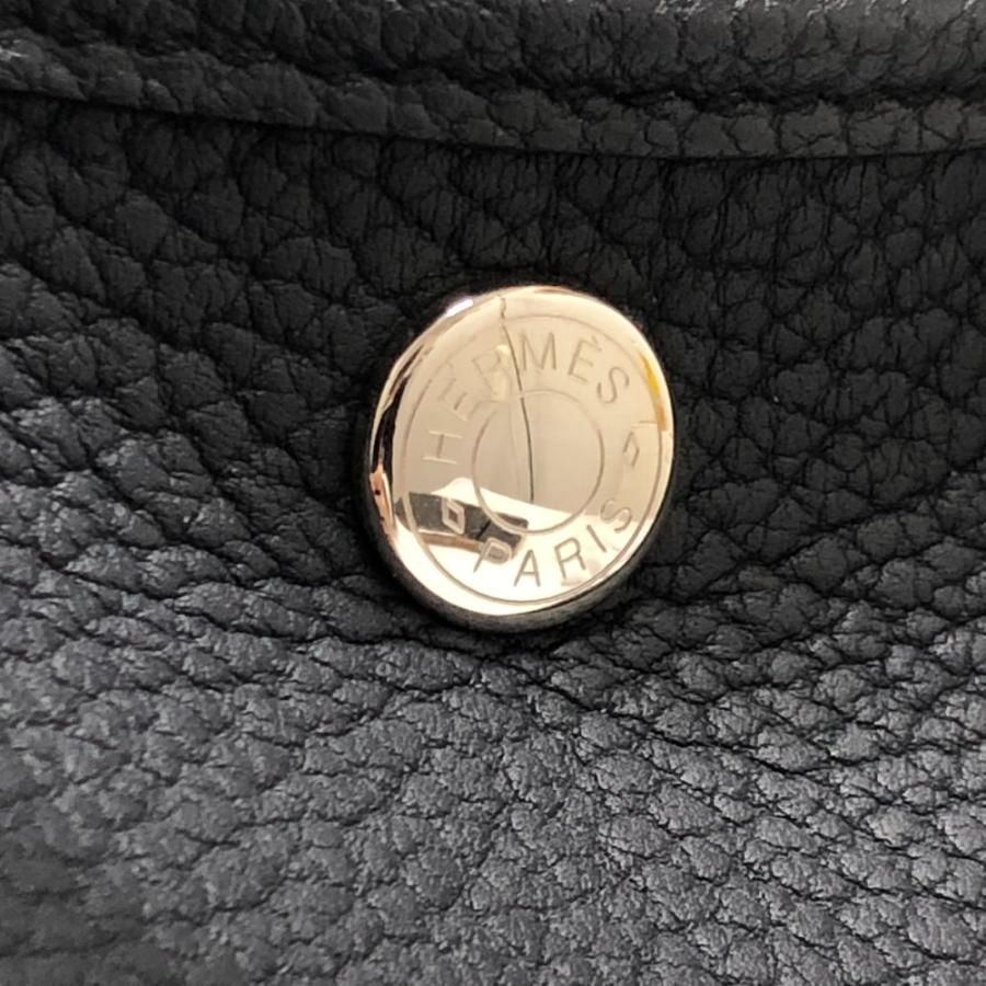新品同様 HERMES エルメス ガーデンパーティTPM ネゴンダ  ハンドバック トートバッグ ショルダーバッグ ハンドバッグ ブラック【中古】 | HERMES | 06
