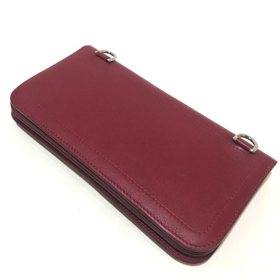 新品同様 HERMES エルメス バイカー 長財布 スイフト アルゲンテ パル ルビス Q□刻 レディース | HERMES | 02