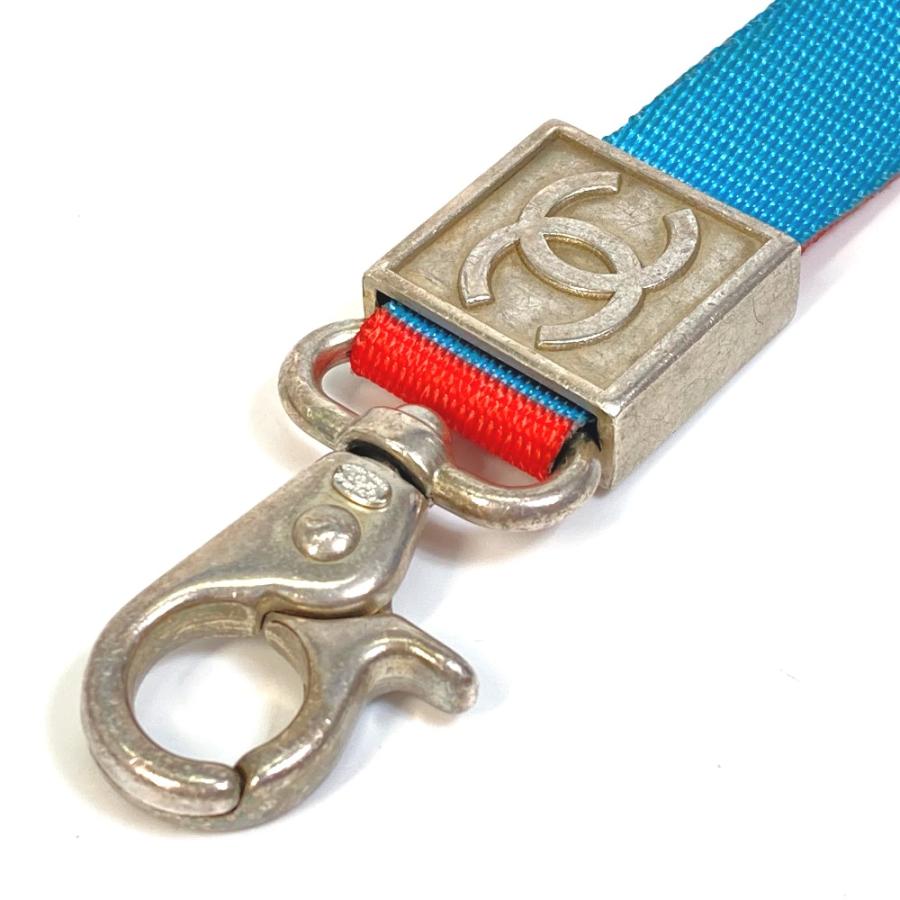 CHANEL シャネル スポーツライン ココマーク CC ネックストラップ 02S ストラップ キャンバス ブルー ユニセックス【中古】 | CHANEL | 04