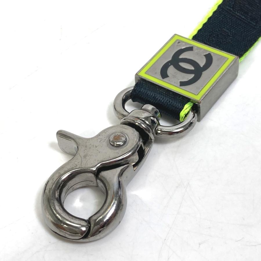CHANEL シャネル 04A CC ココマーク ネックストラップ ストラップ ナイロンキャンバス ブラック レディース【中古】 | CHANEL | 03