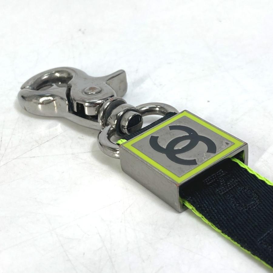 CHANEL シャネル 04A CC ココマーク ネックストラップ ストラップ ナイロンキャンバス ブラック レディース【中古】 | CHANEL | 04