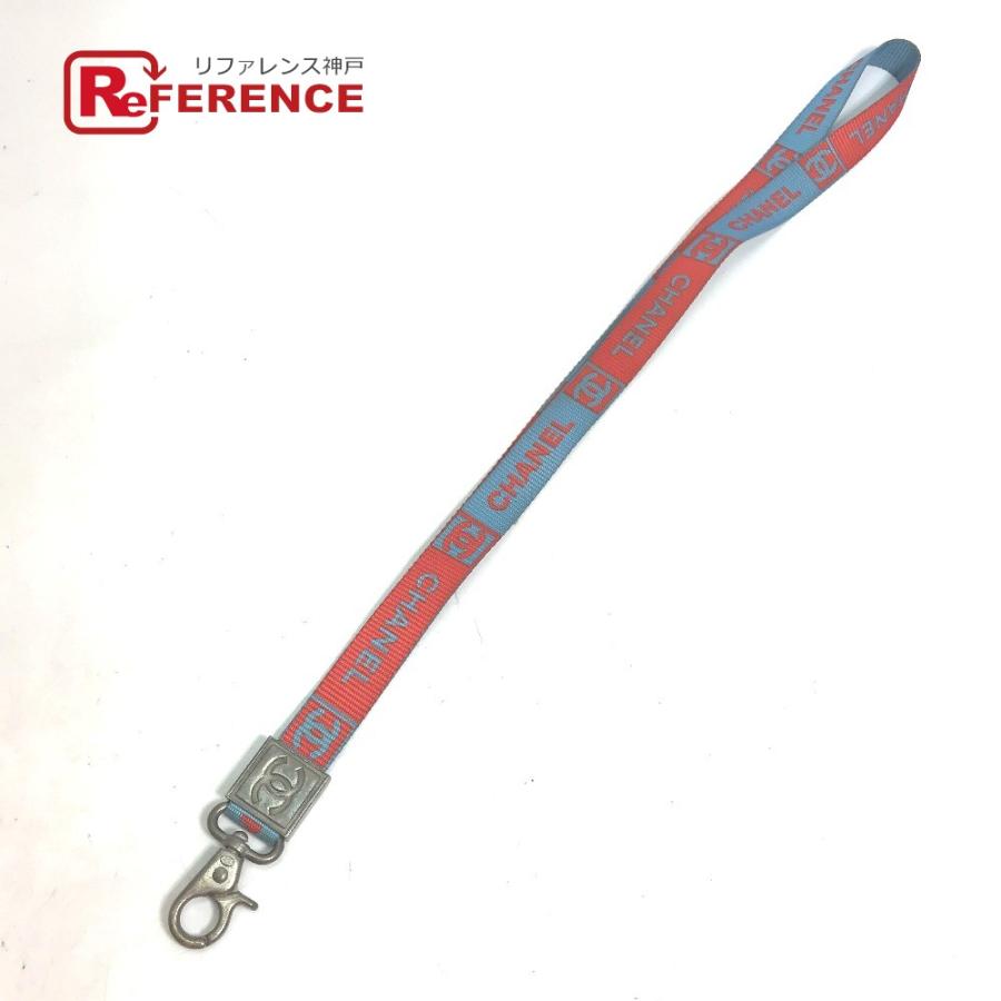 CHANEL シャネル 02S CC ココマーク ネックストラップ  スポーツライン  ストラップ ブルー レディース【中古】 | CHANEL