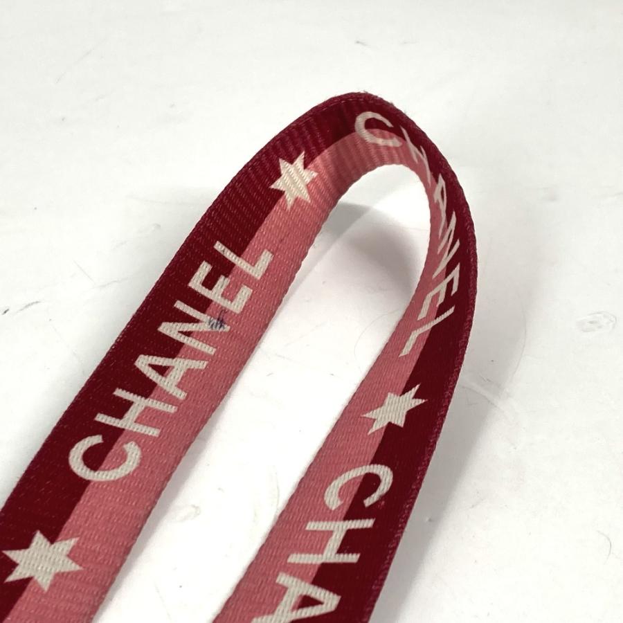 CHANEL シャネル ロゴ ネックストラップ アクセサリー 01P ストラップ ピンク レディース【中古】 | CHANEL | 06