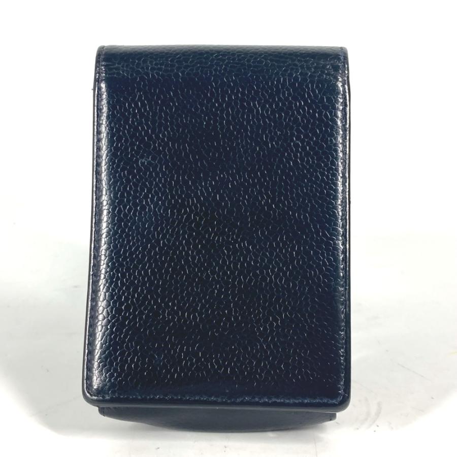 CHANEL シャネル A13511 CC ココマーク ロゴ タバコケース ポーチ 小物入れ シガレットケース ブラック レディース【中古】 | CHANEL | 01