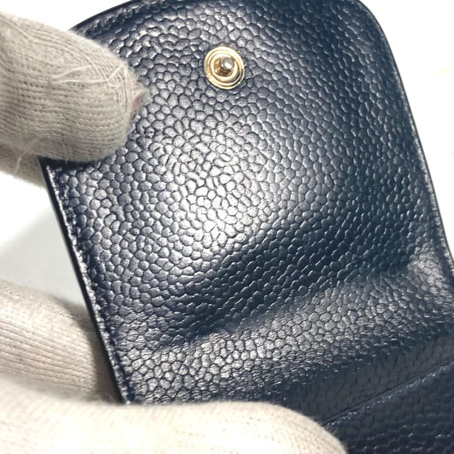 CHANEL シャネル A13511 CC ココマーク ロゴ タバコケース ポーチ 小物入れ シガレットケース ブラック レディース【中古】 | CHANEL | 05