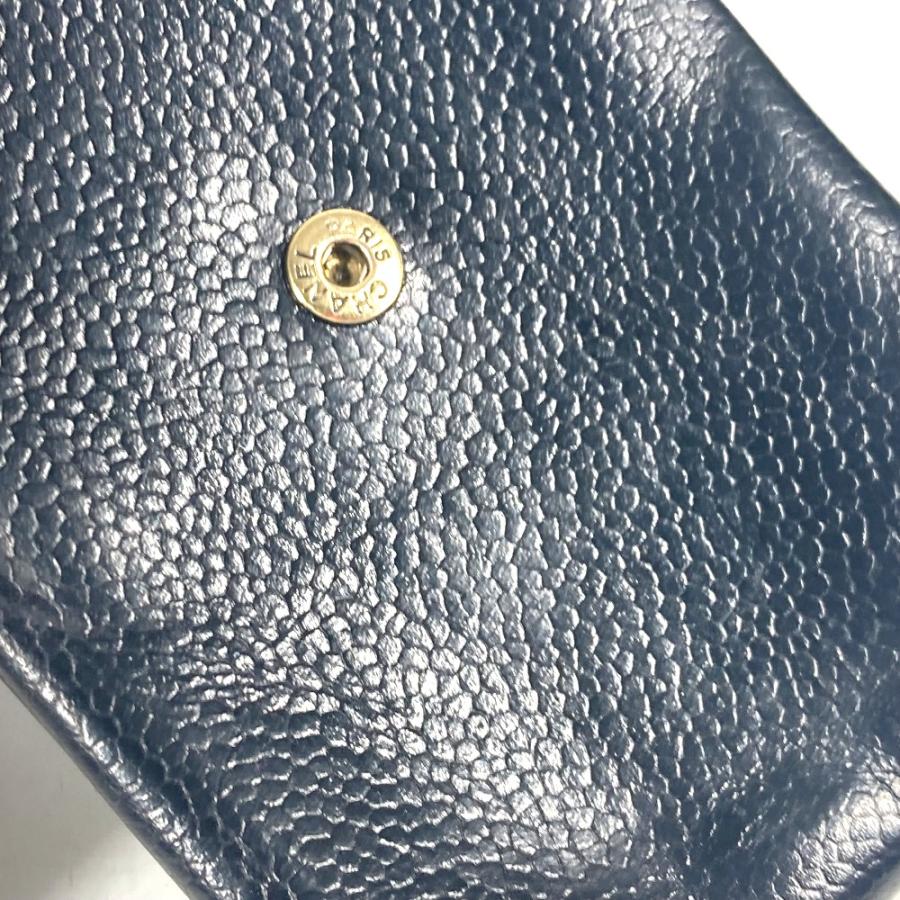 CHANEL シャネル A13511 CC ココマーク ロゴ タバコケース ポーチ 小物入れ シガレットケース ブラック レディース【中古】 | CHANEL | 06