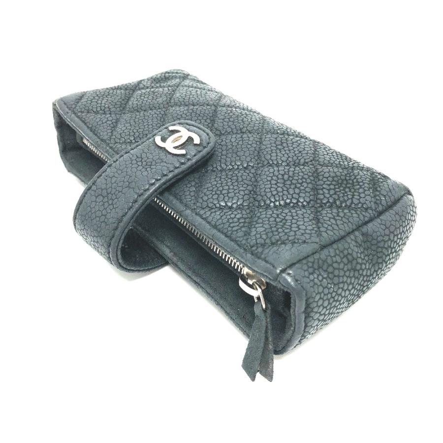 CHANEL シャネル ココマーク マトラッセ ミニ 小物 コインケース ウエストポーチ ポーチ ソフトキャビアスキン レディース【中古】 | CHANEL | 02