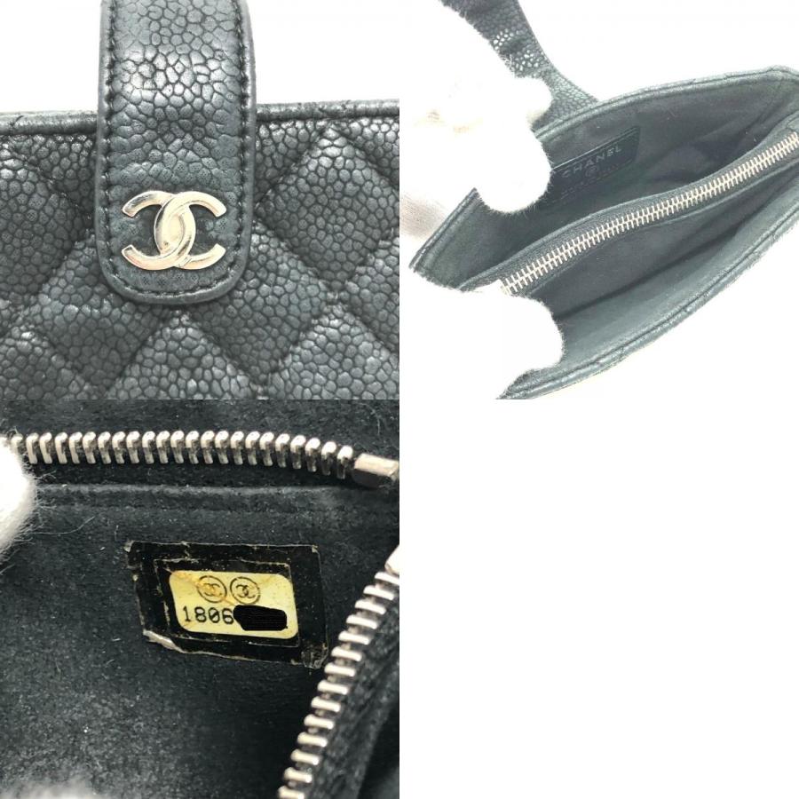 CHANEL シャネル ココマーク マトラッセ ミニ 小物 コインケース ウエストポーチ ポーチ ソフトキャビアスキン レディース【中古】 | CHANEL | 09