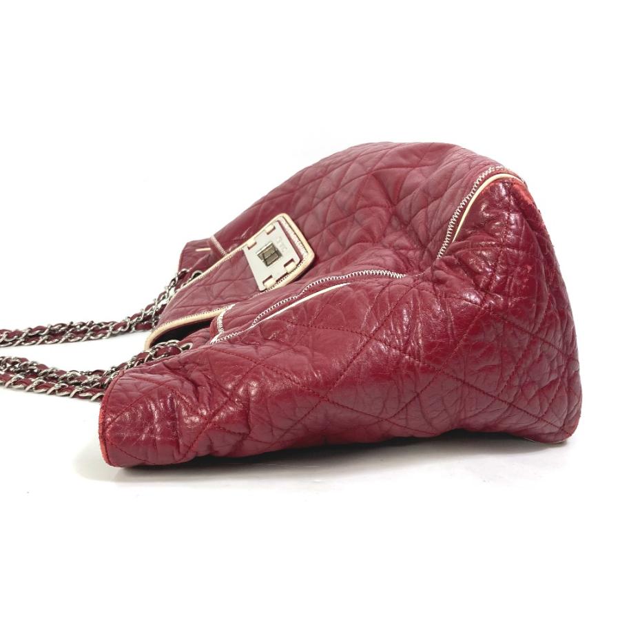 CHANEL シャネル キルティング 肩掛け 2.55 マトラッセ Wチェーン  