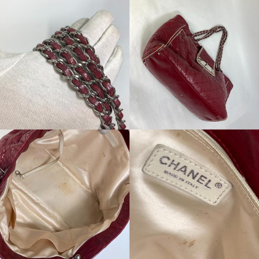 CHANEL シャネル キルティング 肩掛け 2.55 マトラッセ Wチェーン  