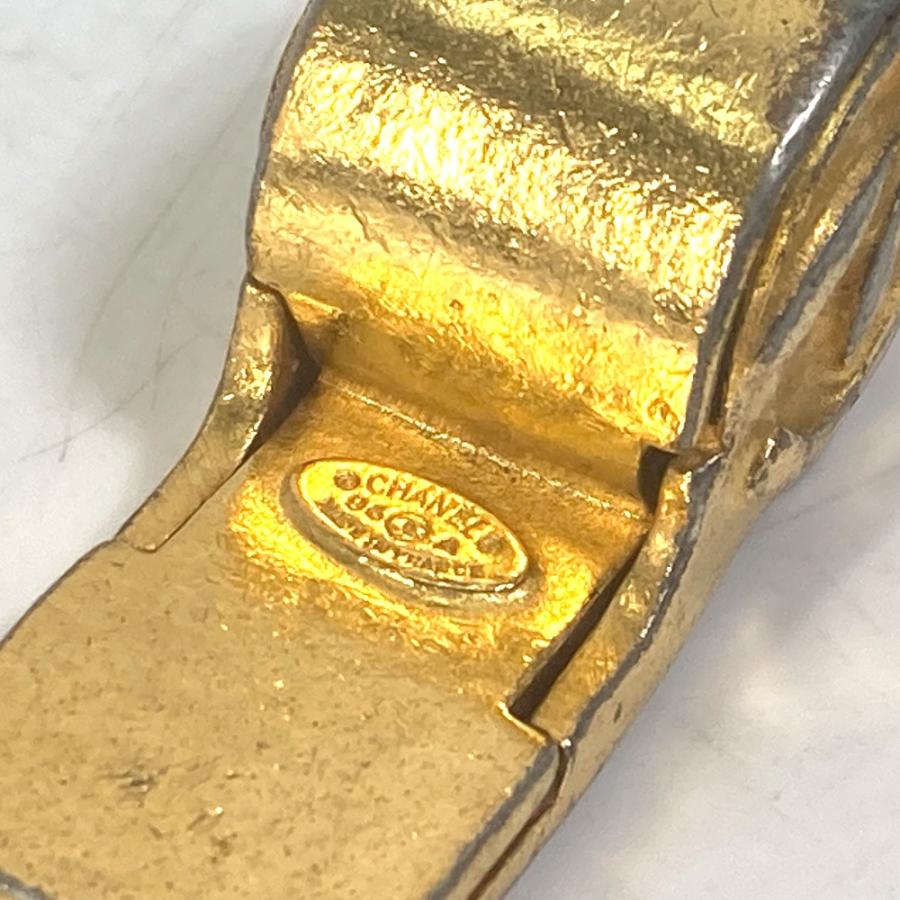 CHANEL シャネル 96A ホイッスル 笛 CC ココマーク バッグチャーム キーホルダー メタル ゴールド レディース【中古】 | CHANEL | 03
