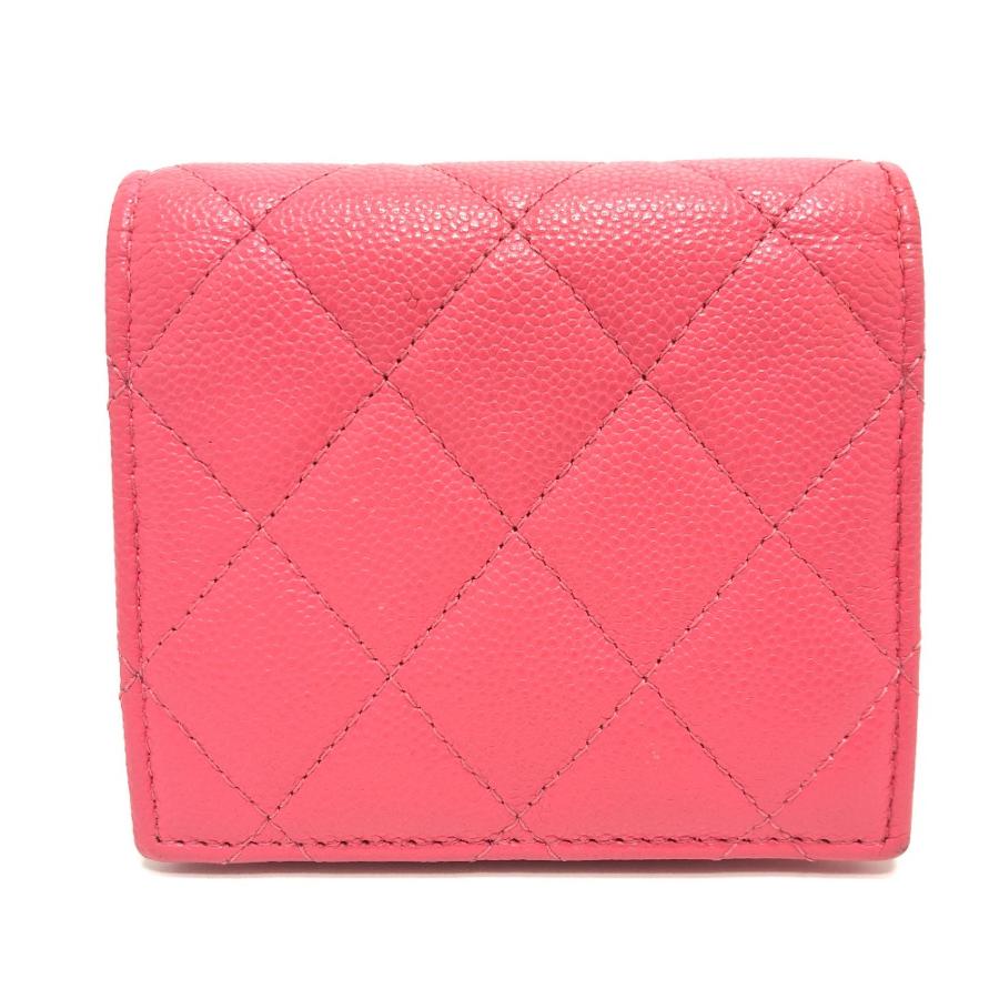 CHANEL シャネル AP3178 スモールフラップウォレット 二つ折り財布 財布 二つ折り 折り財布 マトラッセ 2つ折り財布 レディース【中古】 | CHANEL | 01