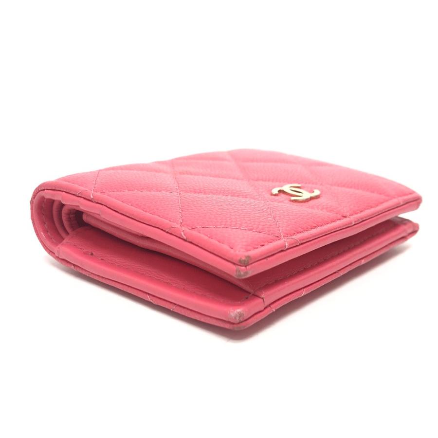 CHANEL シャネル AP3178 スモールフラップウォレット 二つ折り財布 財布 二つ折り 折り財布 マトラッセ 2つ折り財布 レディース【中古】 | CHANEL | 04