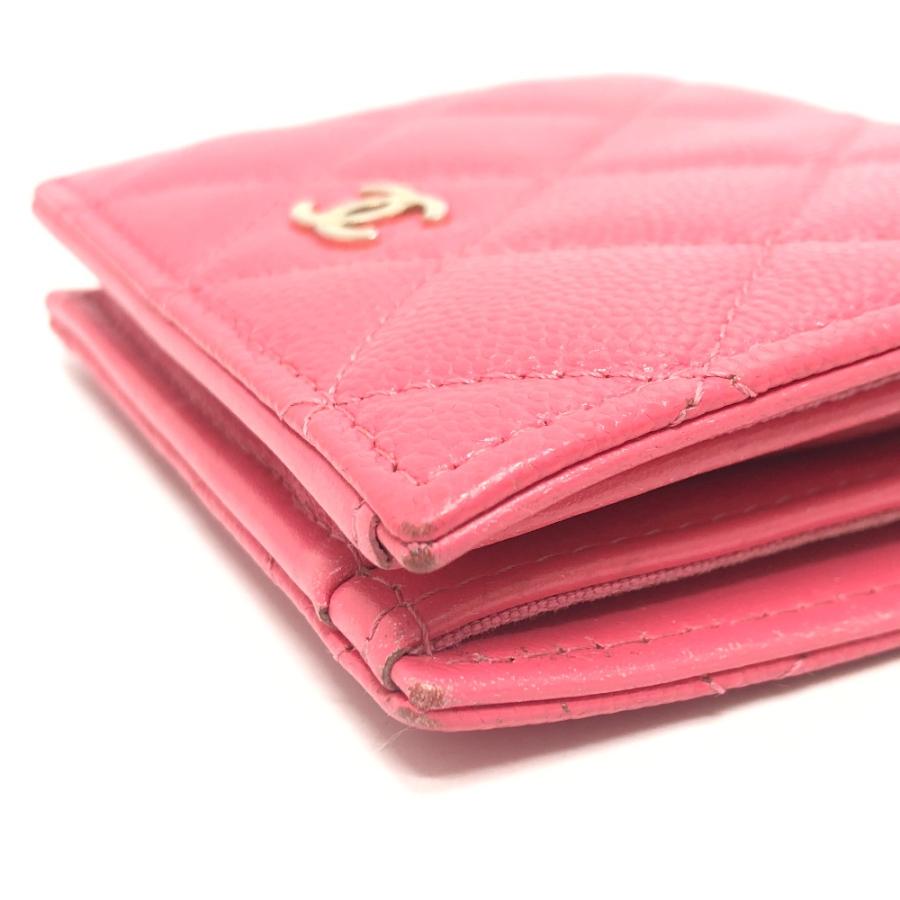CHANEL シャネル AP3178 スモールフラップウォレット 二つ折り財布 財布 二つ折り 折り財布 マトラッセ 2つ折り財布 レディース【中古】 | CHANEL | 05