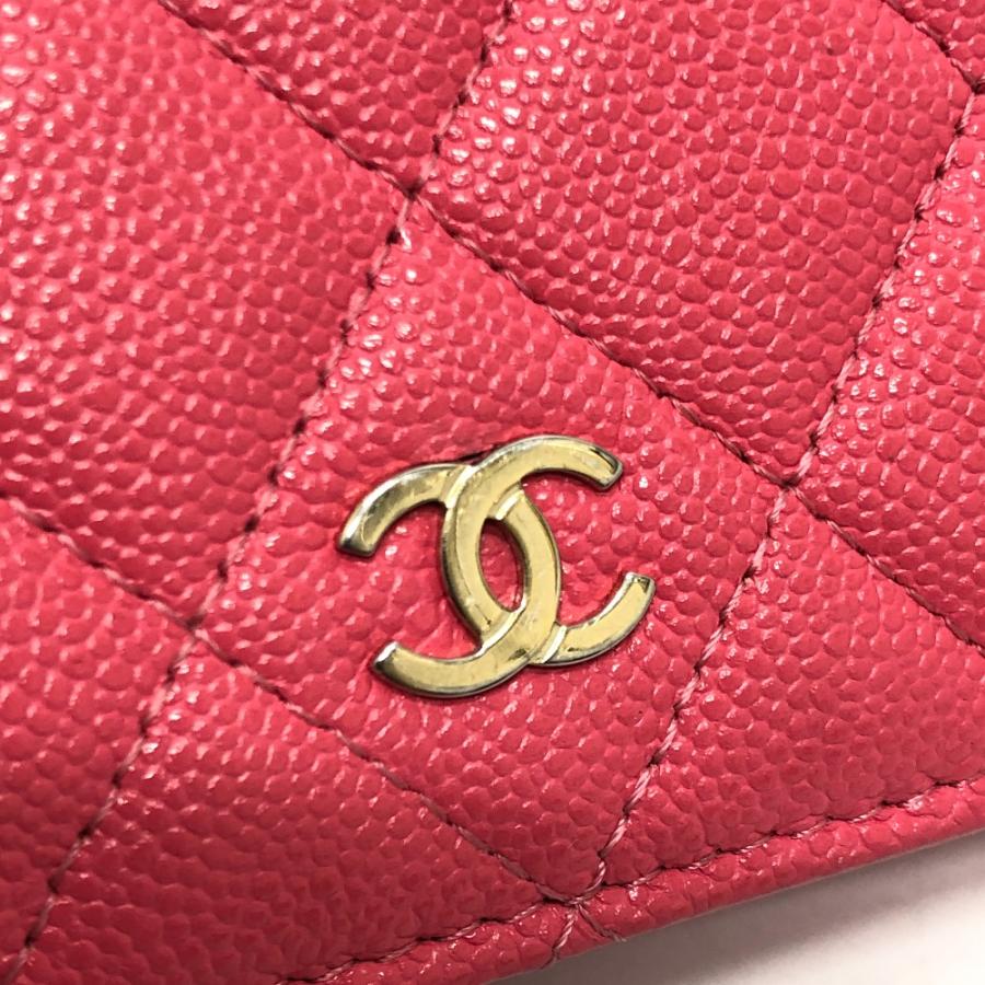 CHANEL シャネル AP3178 スモールフラップウォレット 二つ折り財布 財布 二つ折り 折り財布 マトラッセ 2つ折り財布 レディース【中古】 | CHANEL | 06