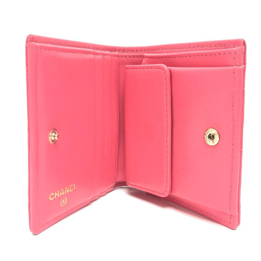 CHANEL シャネル AP3178 スモールフラップウォレット 二つ折り財布 財布 二つ折り 折り財布 マトラッセ 2つ折り財布 レディース【中古】 | CHANEL | 07
