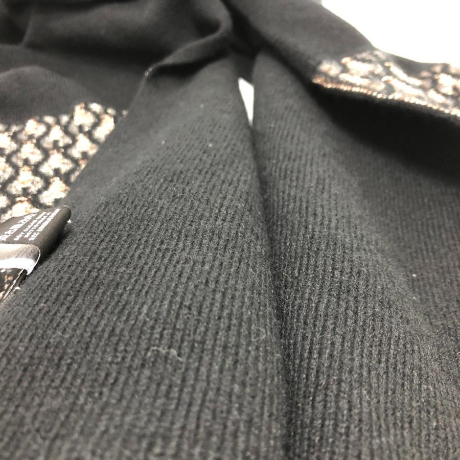 美品 CHANEL シャネル 総柄 ココマーク アパレル小物 マフラー ブラック メンズ【中古】 | CHANEL | 08