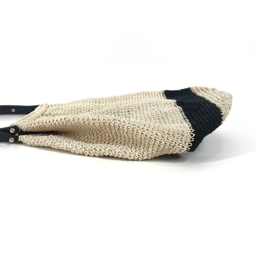 CHANEL シャネル ロゴ メッシュ プラスチックハンドル カバン ハンドバッグ ベージュ レディース【中古】 | CHANEL | 02