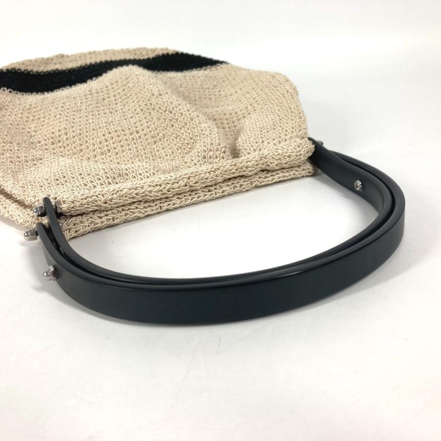 CHANEL シャネル ロゴ メッシュ プラスチックハンドル カバン ハンドバッグ ベージュ レディース【中古】 | CHANEL | 05