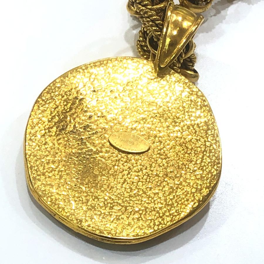 CHANEL シャネル ココマーク 太陽モチーフ チェーン ヴィンテージ 94A ネックレス ゴールド レディース【中古】の画像