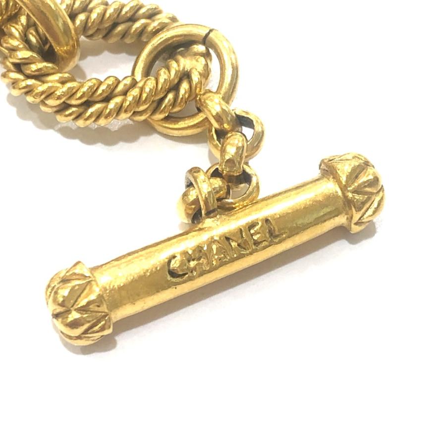 CHANEL シャネル ココマーク 太陽モチーフ チェーン ヴィンテージ 94A ネックレス ゴールド レディース【中古】の画像
