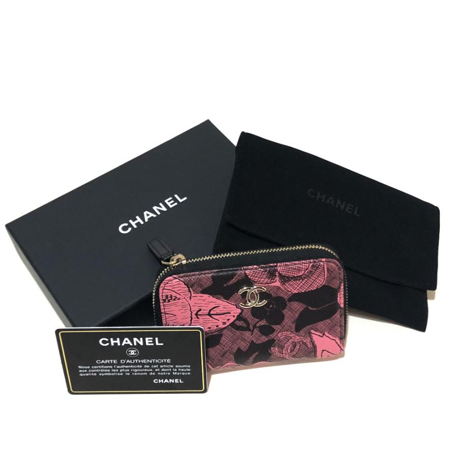 新品同様 CHANEL シャネル  カメリア 小銭入れ ココマーク コインケース レザー レディース | CHANEL | 05