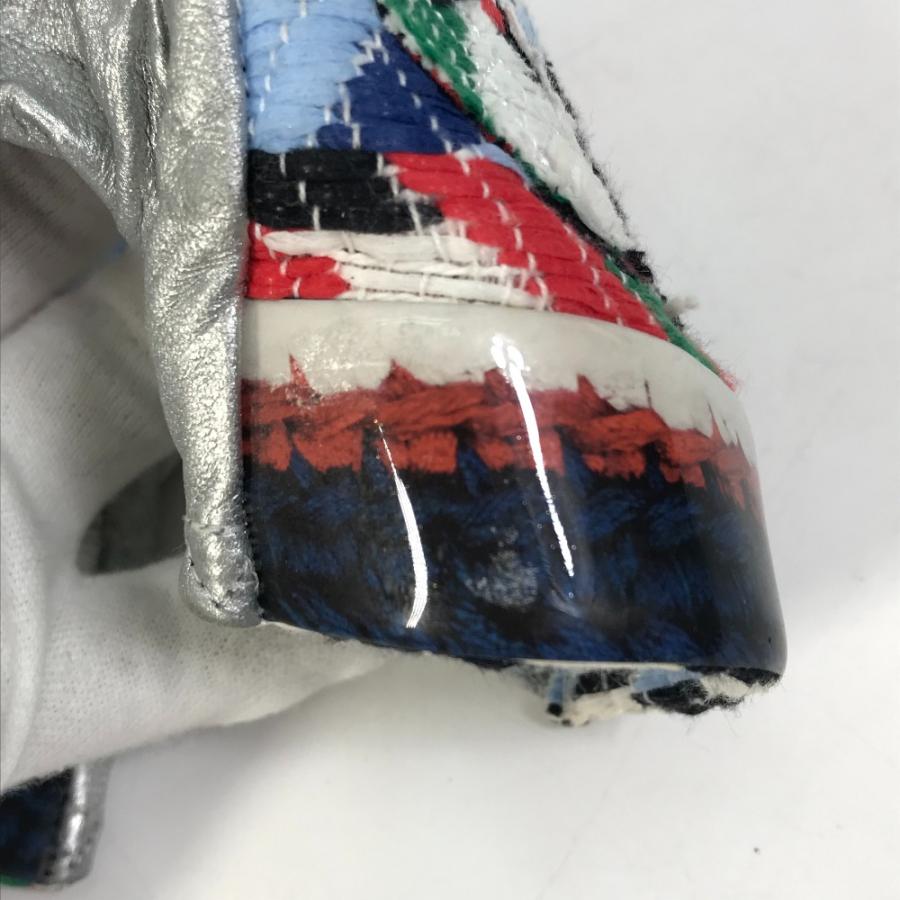 CHANEL シャネル 16S 手袋 CC ココマーク エアライン グローブ レザー シルバー レディース【中古】 | CHANEL | 05