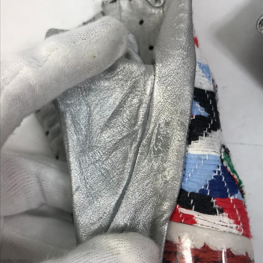 CHANEL シャネル 16S 手袋 CC ココマーク エアライン グローブ レザー シルバー レディース【中古】 | CHANEL | 07