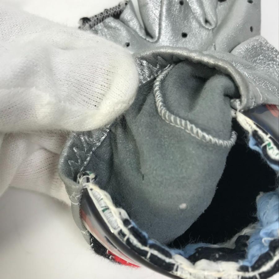 CHANEL シャネル 16S 手袋 CC ココマーク エアライン グローブ レザー シルバー レディース【中古】 | CHANEL | 08