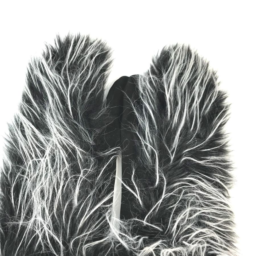 CHANEL シャネル CC ココマーク ファー 手袋 グローブ ブラック