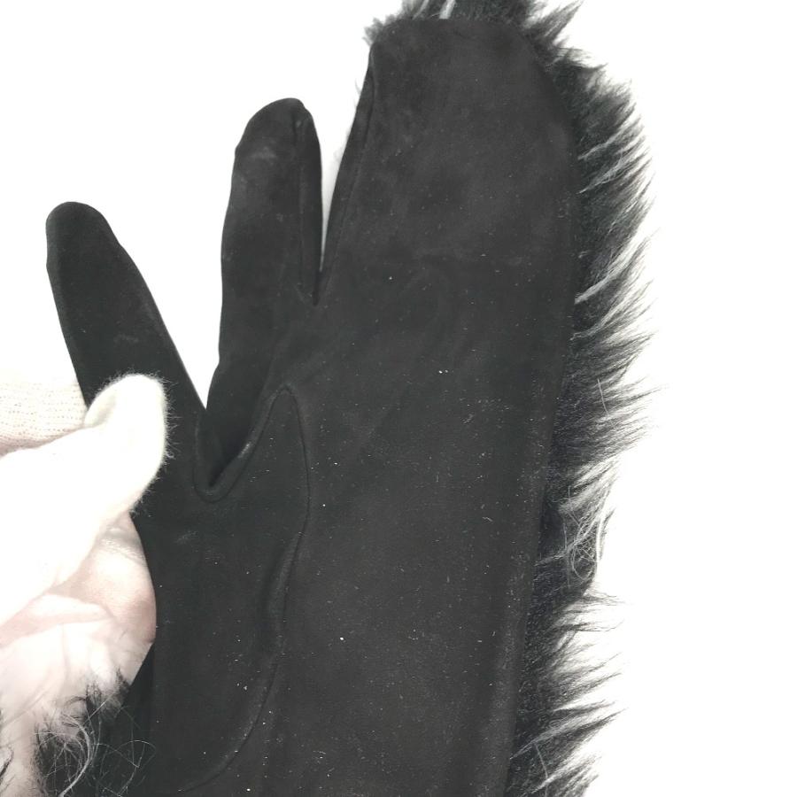 ココマーク CCマーク 手袋 ファー ブラック ✨新品未使用✨ CHANEL シャネル CC ココマーク ファー 手袋 グローブ ブラック