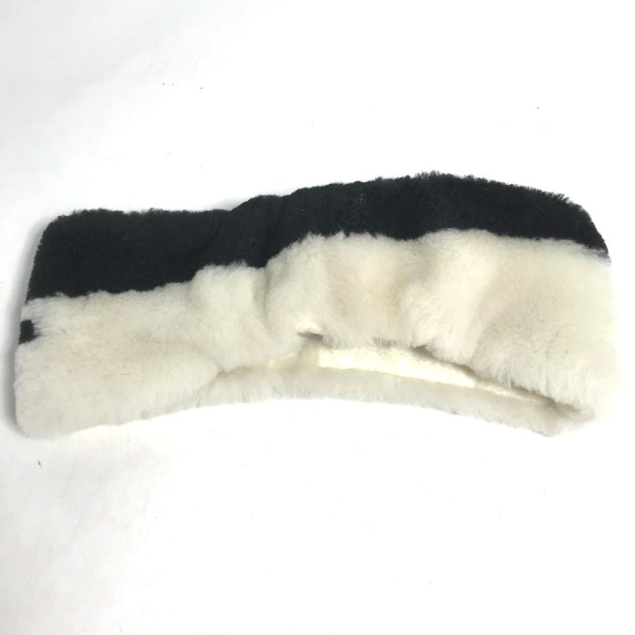 美品 CHANEL シャネル ロゴ ファー ヘアアクセサリー ヘッドバンド 21B ヘアバンド ブラック レディース【中古】 | CHANEL | 01