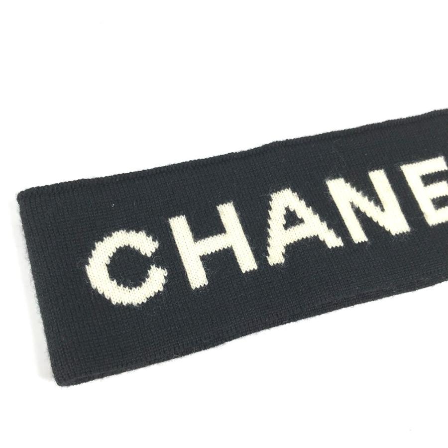 CHANEL シャネル CC ココマーク ヘッドバンド ヘアアクセサリー スポーツ ヘアバンド ブラック レディース【中古】 | CHANEL | 03