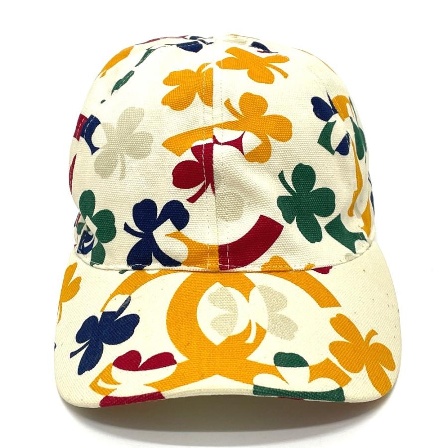 CHANEL シャネル CCココマーク クローバー 帽子 キャップ コットン  