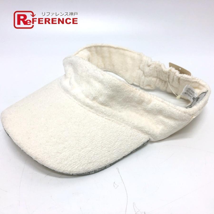 CHANEL シャネル サンバイザー 白-