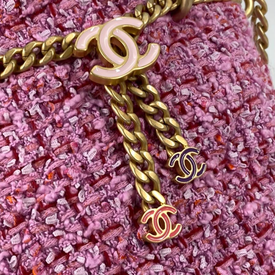 シャネル CC ココマーク チェーン ショルダーバッグ ピンク CHANEL シャネル ショルダーバッグ マトラッセ ココマーク トップ
