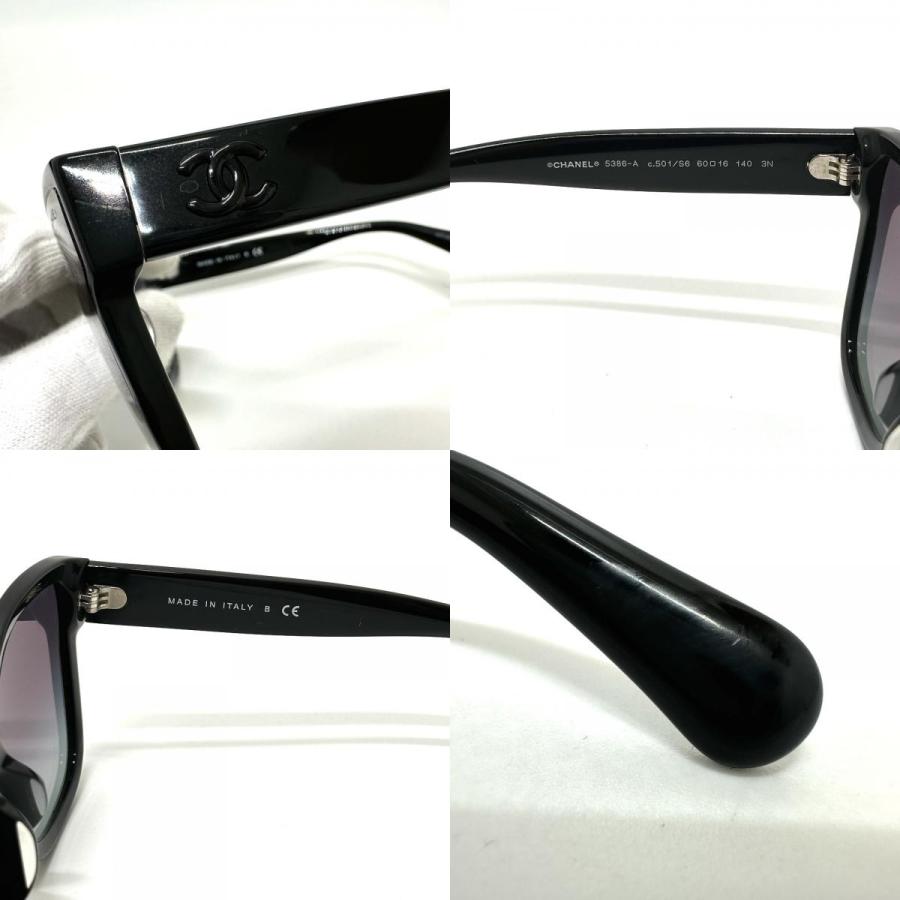 CHANEL シャネル 5386-A ココマーク サングラス ブラック レディース【中古】 | CHANEL | 08