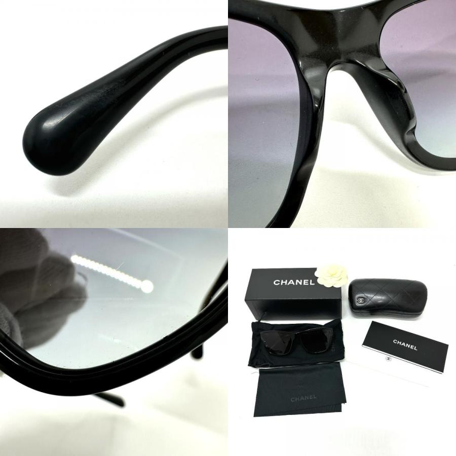 CHANEL シャネル 5386-A ココマーク サングラス ブラック レディース【中古】 | CHANEL | 09