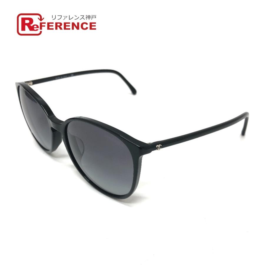 CHANEL シャネル 5278-A ココマーク ポストン型サングラス サングラス ブラック レディース【中古】 | CHANEL