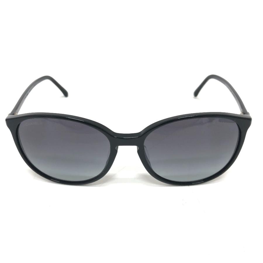 CHANEL シャネル 5278-A ココマーク ポストン型サングラス サングラス ブラック レディース【中古】 | CHANEL | 01