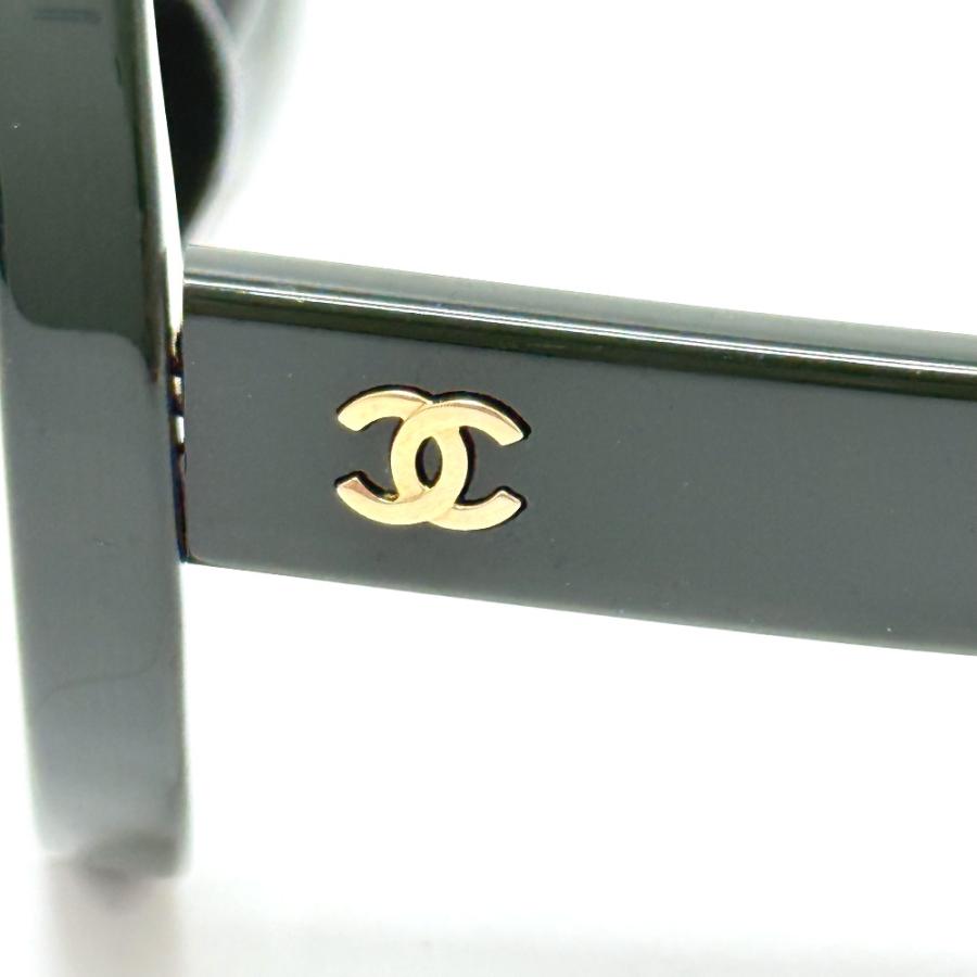 新品同様 CHANEL シャネル 5489-A 小物 ココマーク ラウンドシェープ アイウェア サングラス グリーン レディース【中古】 | CHANEL | 07