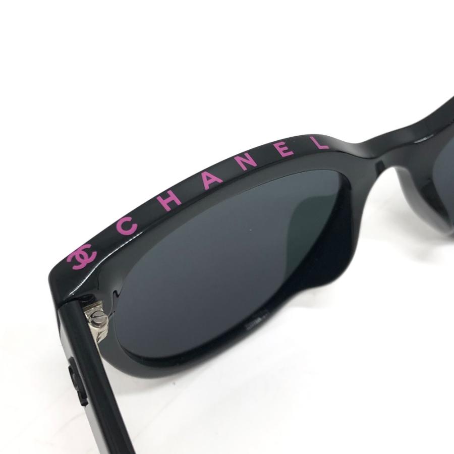 未使用 CHANEL シャネル 5414-A ココマーク アイウェア バタフライ シェイプ ロゴ サングラス ブラック レディース【中古】 | CHANEL | 05